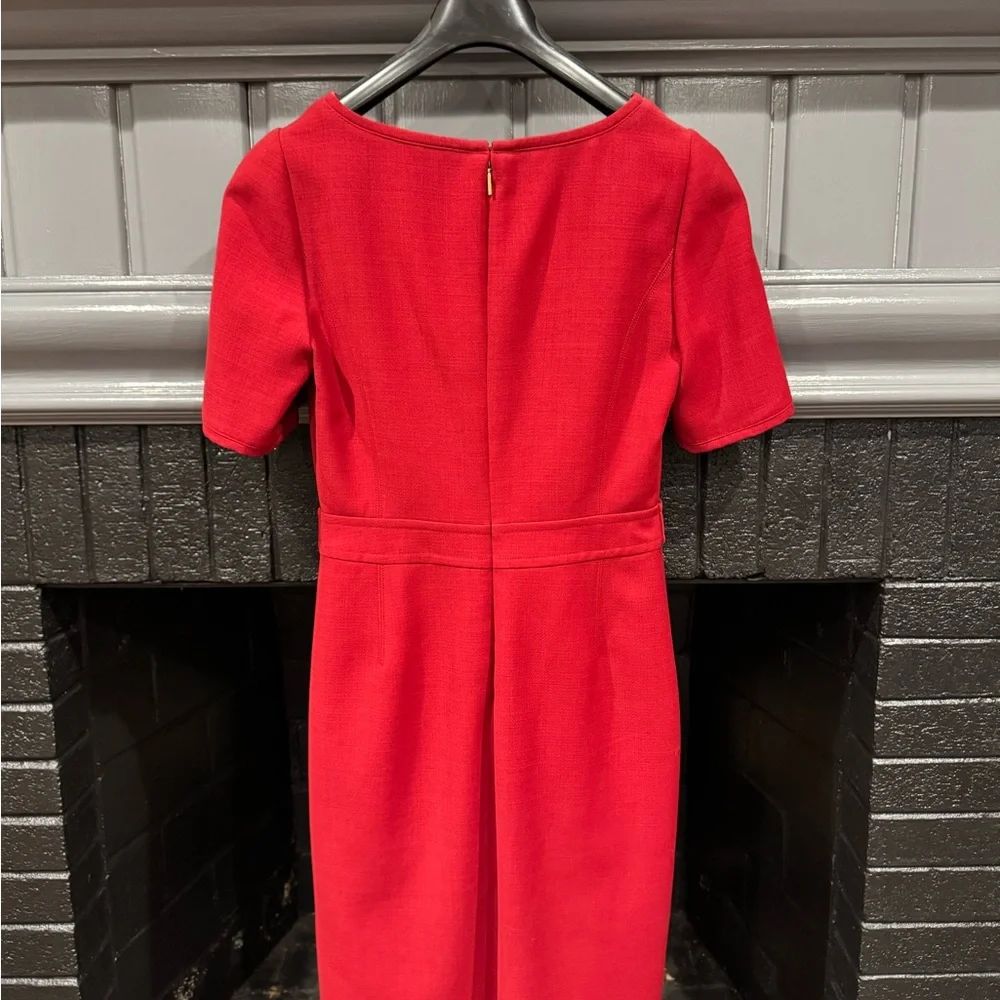 Tory Burch Red Sheath Dress Size 6 - Picture 2 of 4